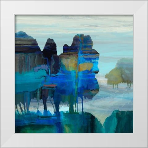 Ridge VI White Modern Wood Framed Art Print by Tienhaara, Michael