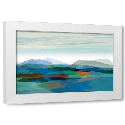 Majestic I White Modern Wood Framed Art Print by Tienhaara, Michael