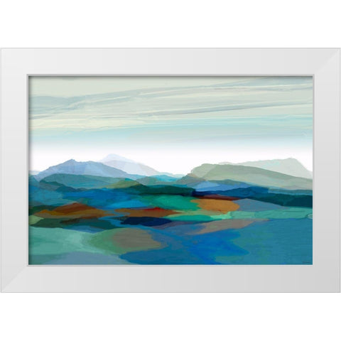 Majestic I White Modern Wood Framed Art Print by Tienhaara, Michael