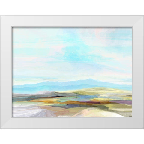 Cliffs I White Modern Wood Framed Art Print by Tienhaara, Michael