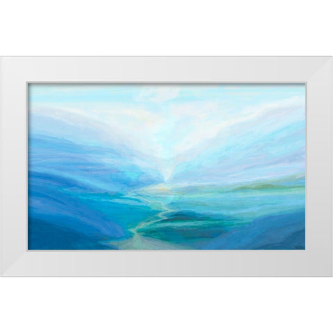 Canyon III White Modern Wood Framed Art Print by Tienhaara, Michael
