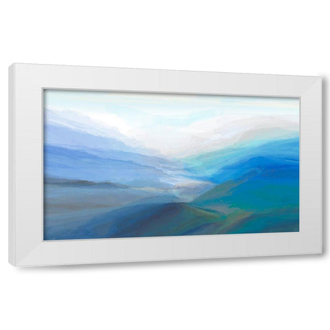 Canyon IV White Modern Wood Framed Art Print by Tienhaara, Michael