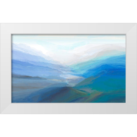 Canyon IV White Modern Wood Framed Art Print by Tienhaara, Michael