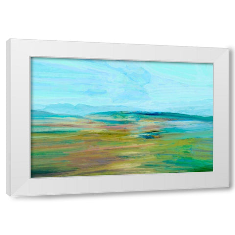 Endless Vista II White Modern Wood Framed Art Print by Tienhaara, Michael