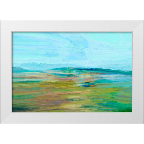 Endless Vista II White Modern Wood Framed Art Print by Tienhaara, Michael