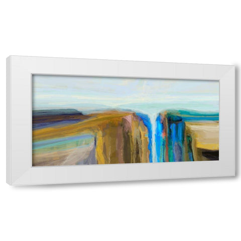 Formation III White Modern Wood Framed Art Print by Tienhaara, Michael