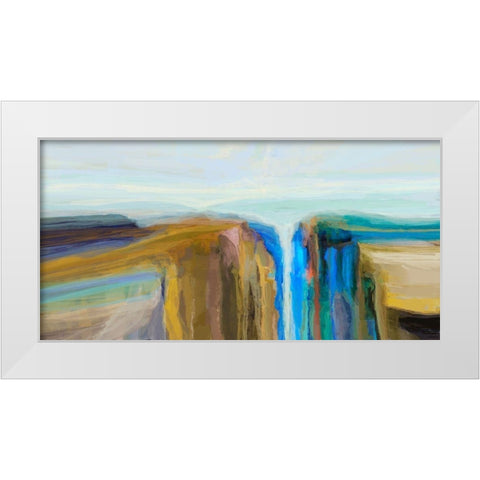Formation III White Modern Wood Framed Art Print by Tienhaara, Michael