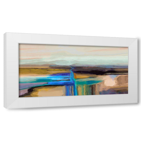Formation IV White Modern Wood Framed Art Print by Tienhaara, Michael