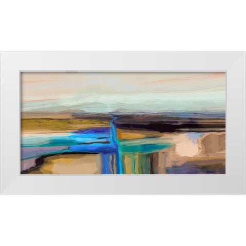 Formation IV White Modern Wood Framed Art Print by Tienhaara, Michael