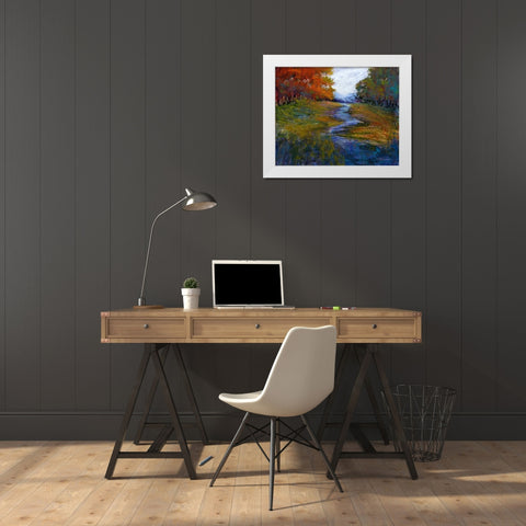Tranquil Dreams II White Modern Wood Framed Art Print by Tienhaara, Michael