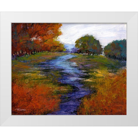 Tranquil Dreams III White Modern Wood Framed Art Print by Tienhaara, Michael