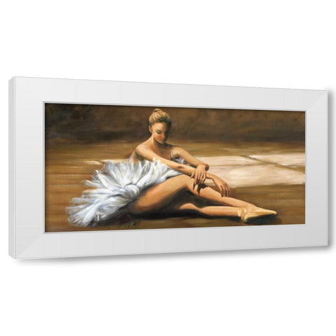 Etoile White Modern Wood Framed Art Print by Bassetti, Andrea