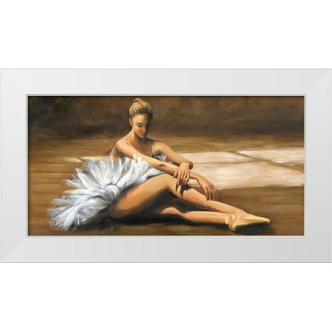 Etoile White Modern Wood Framed Art Print by Bassetti, Andrea