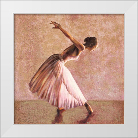 Magie White Modern Wood Framed Art Print by Bassetti, Andrea