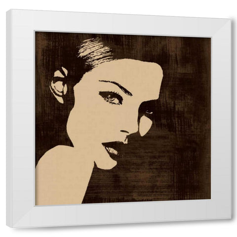 Deluxe I White Modern Wood Framed Art Print by Cooper, Andrew