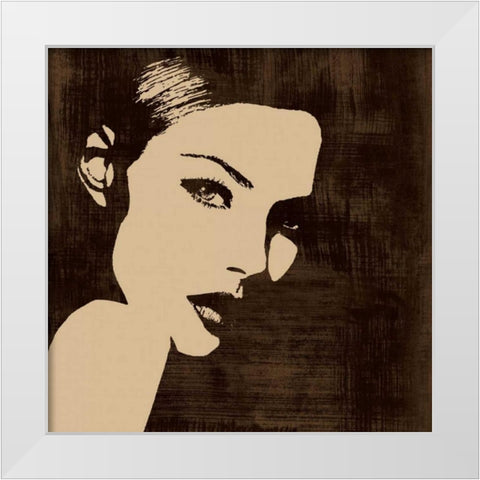 Deluxe I White Modern Wood Framed Art Print by Cooper, Andrew