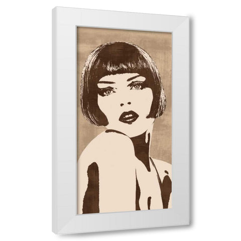 In Style I White Modern Wood Framed Art Print by Cooper, Andrew
