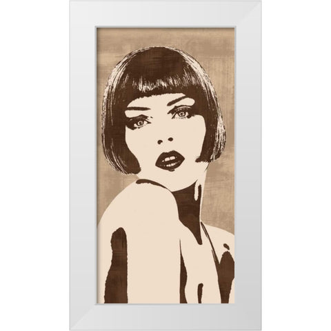 In Style I White Modern Wood Framed Art Print by Cooper, Andrew