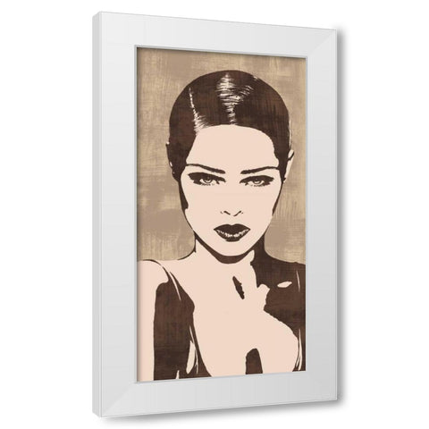 In Style II White Modern Wood Framed Art Print by Cooper, Andrew