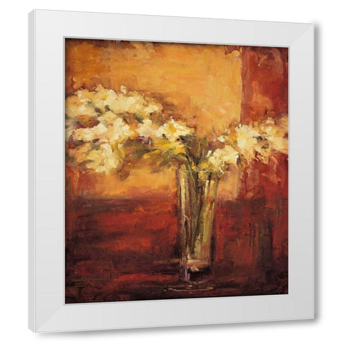 The Arrangement I White Modern Wood Framed Art Print by Casey, Anna