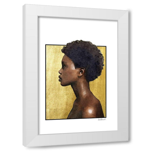 Majestic White Modern Wood Framed Art Print by Amanda Greenwood