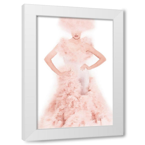 Cotton Candy II White Modern Wood Framed Art Print by Amanda Greenwood