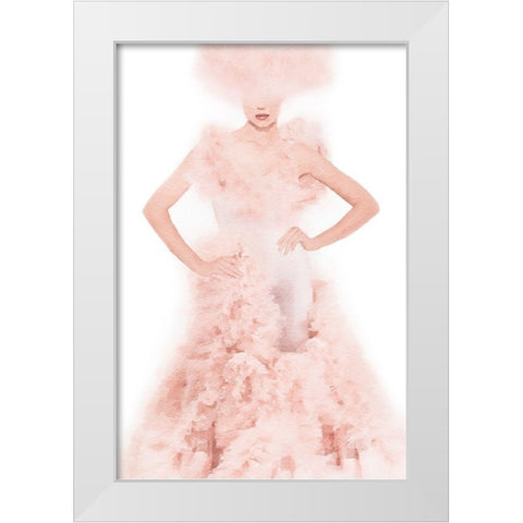 Cotton Candy II White Modern Wood Framed Art Print by Amanda Greenwood