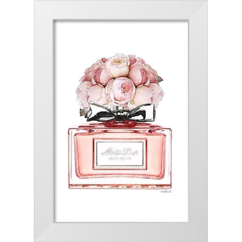 Perfume Bottle Bouquet XVI White Modern Wood Framed Art Print by Greenwood, Amanda