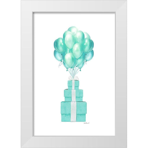 Fly Away White Modern Wood Framed Art Print by Greenwood, Amanda