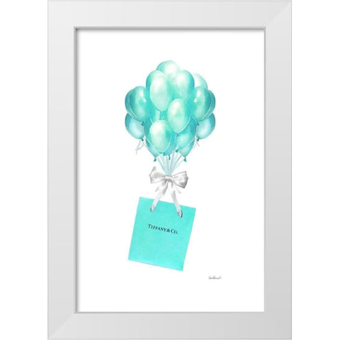 Fly Away II White Modern Wood Framed Art Print by Greenwood, Amanda