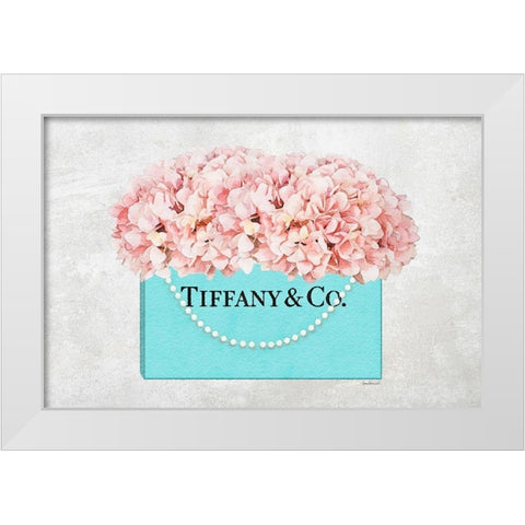 Shopping Bah Bouquet IV White Modern Wood Framed Art Print by Greenwood, Amanda