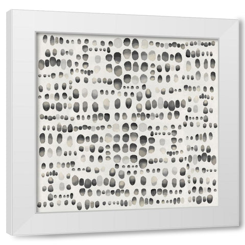 Playful Black and Gray I White Modern Wood Framed Art Print by Perry, Angela