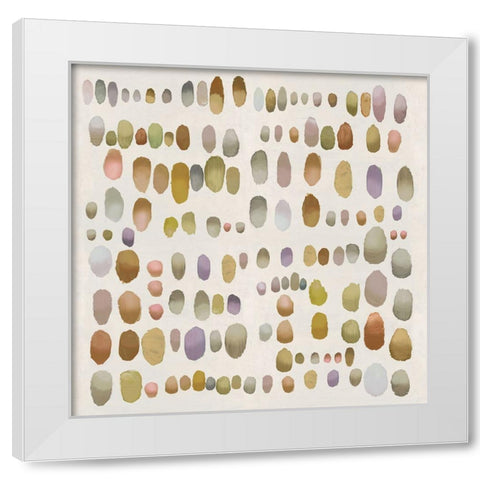 Playful Naturally I White Modern Wood Framed Art Print by Perry, Angela