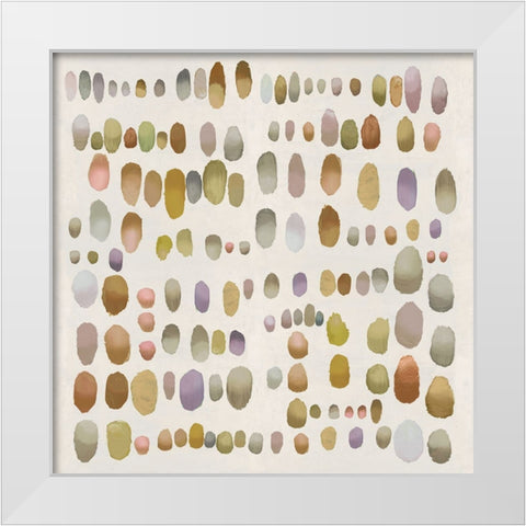 Playful Naturally I White Modern Wood Framed Art Print by Perry, Angela