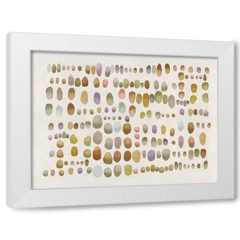 Playful Naturally III White Modern Wood Framed Art Print by Perry, Angela