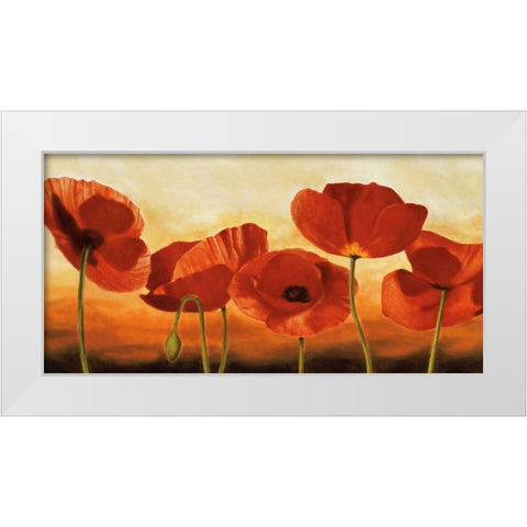 In the Sun White Modern Wood Framed Art Print by Kahn, Andrea