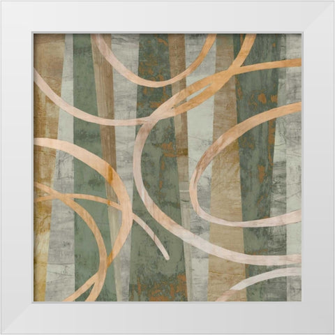 Up and Away I White Modern Wood Framed Art Print by Burke, Ally