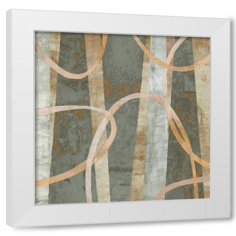 Up and Away II White Modern Wood Framed Art Print by Burke, Ally