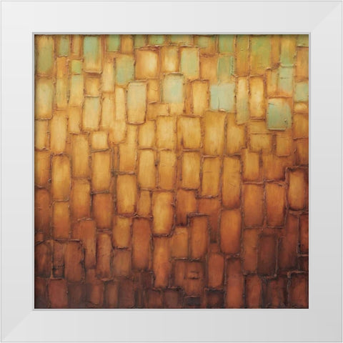 Highlights I White Modern Wood Framed Art Print by Perry, Alexandra