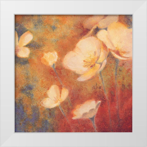 Field of Color I White Modern Wood Framed Art Print by Michaels, Anne