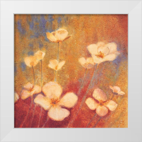Field of Color II White Modern Wood Framed Art Print by Michaels, Anne