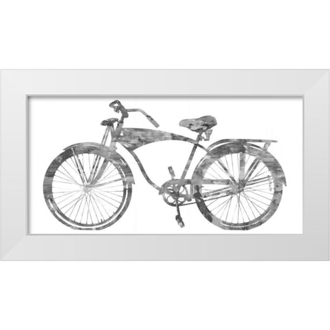 Cruiser V White Modern Wood Framed Art Print by Wade, Amanda
