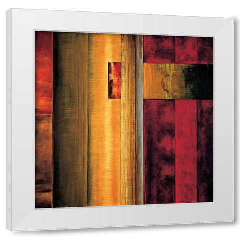 Titillate II White Modern Wood Framed Art Print by Summers, Aaron
