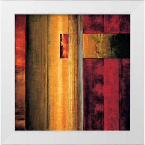 Titillate II White Modern Wood Framed Art Print by Summers, Aaron