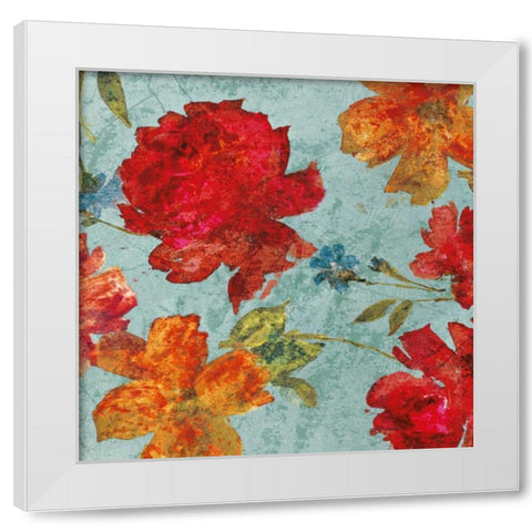 Printemps I White Modern Wood Framed Art Print by Cleret, Audrey