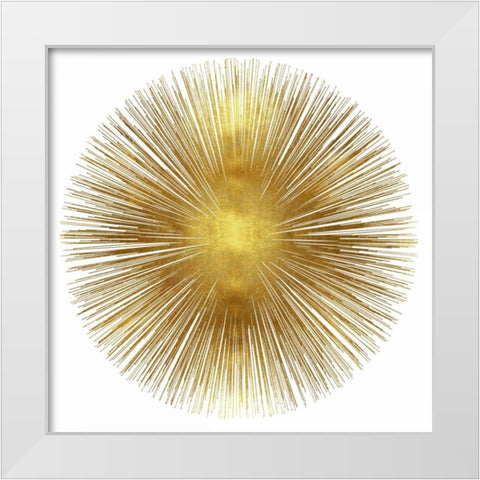 Sunburst I White Modern Wood Framed Art Print by Young, Abby