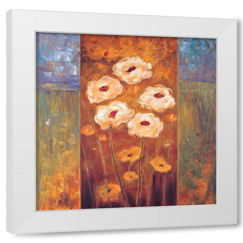 Getting Together I White Modern Wood Framed Art Print by Francis, Brian