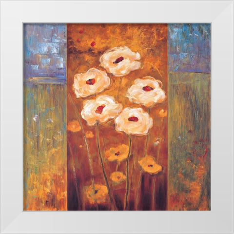 Getting Together I White Modern Wood Framed Art Print by Francis, Brian