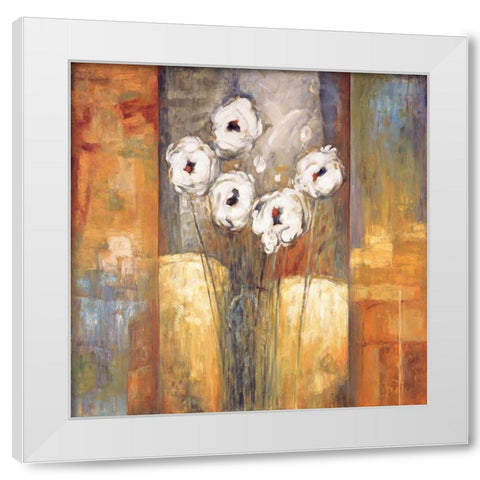 Getting Together II White Modern Wood Framed Art Print by Francis, Brian