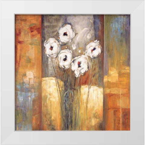 Getting Together II White Modern Wood Framed Art Print by Francis, Brian